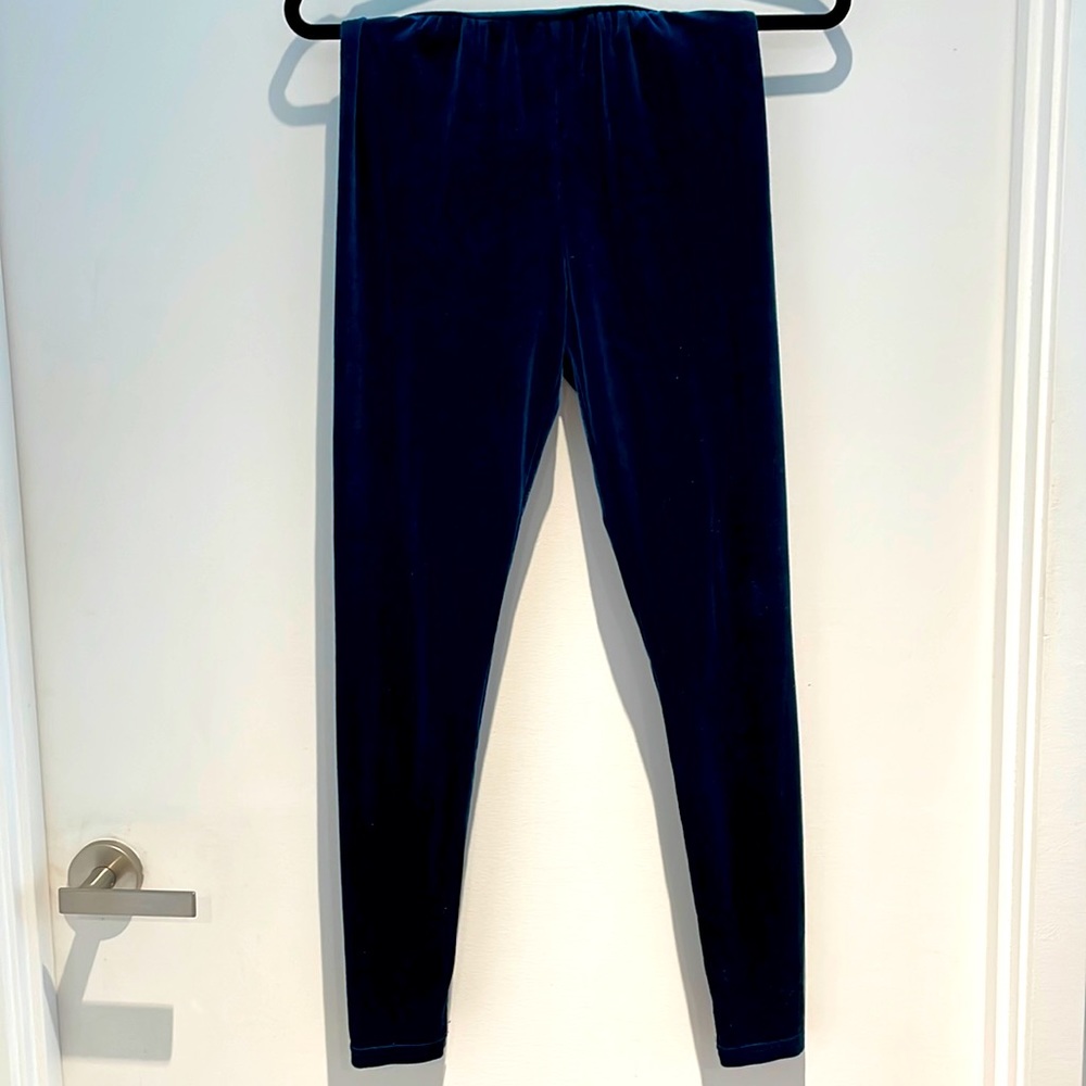 Blue velvet xs pants leggings
